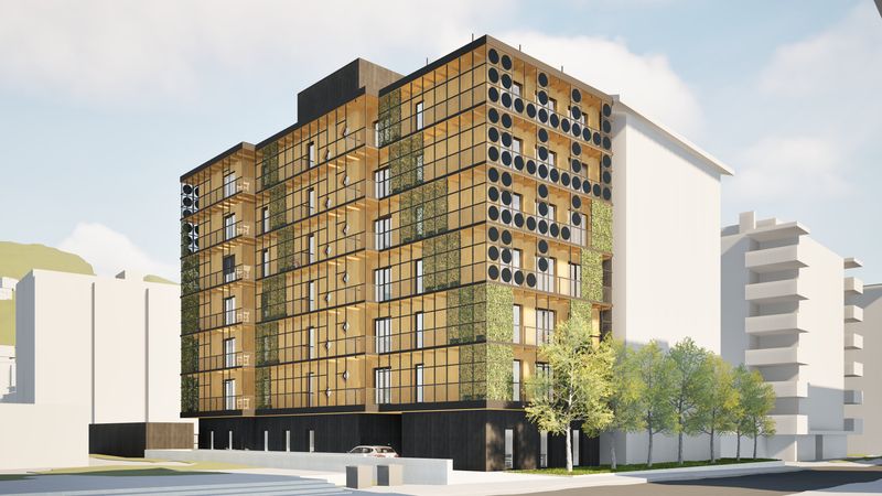 Mobilis in Mobili – Fassade Nord West – Archimethod